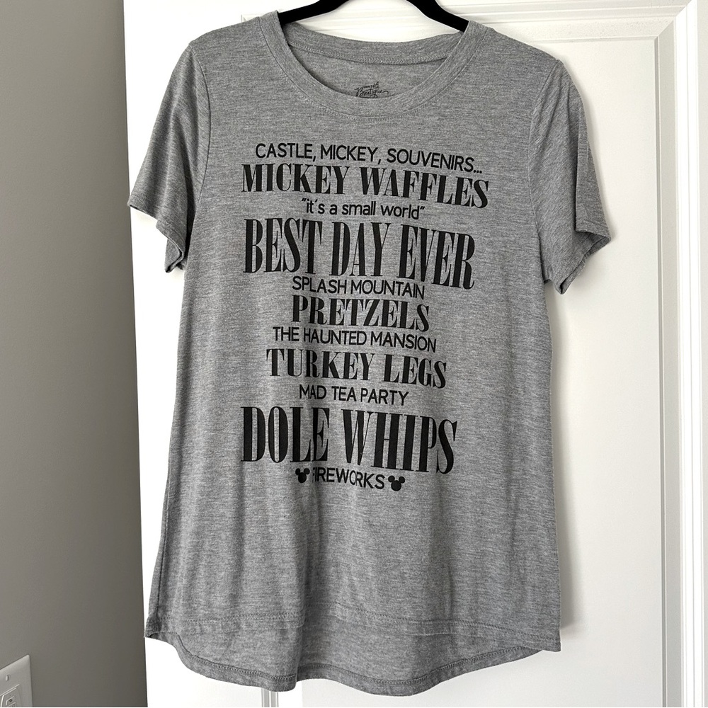 Best Day Ever Disney Short Sleeve T Shirt XL NWOT